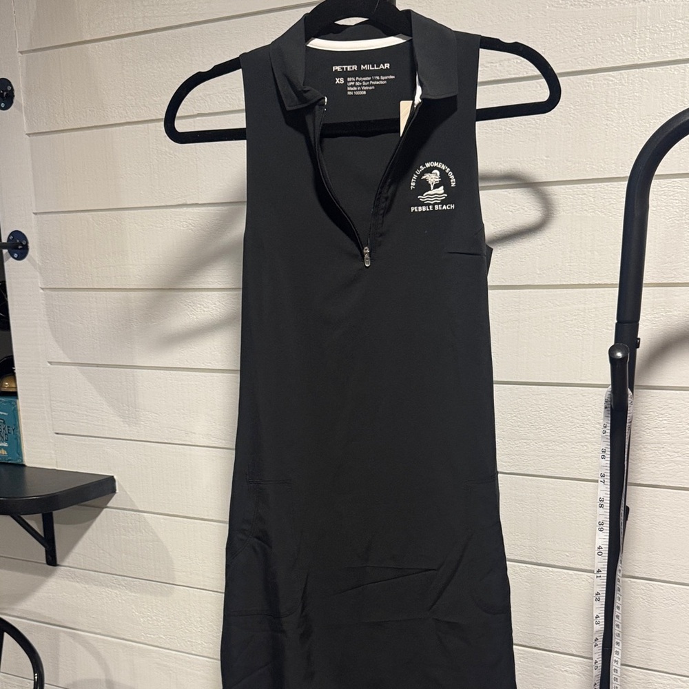 Peter Millar Black Sleeveless Dress